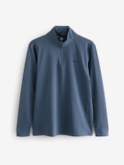 Under Armour Blue Chrome Drive 1/4 Zip Jumper - Image 4 of 4