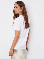 Threadbare Black Boyfriend Fit 100% Cotton Longline T-Shirts 2 Pack - Image 5 of 5