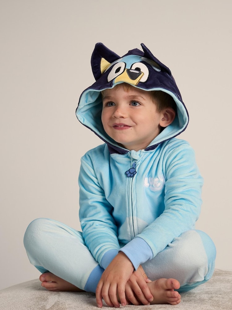 Brand Threads Blue Unisex All-In-One 4-5y - Image 1 of 2