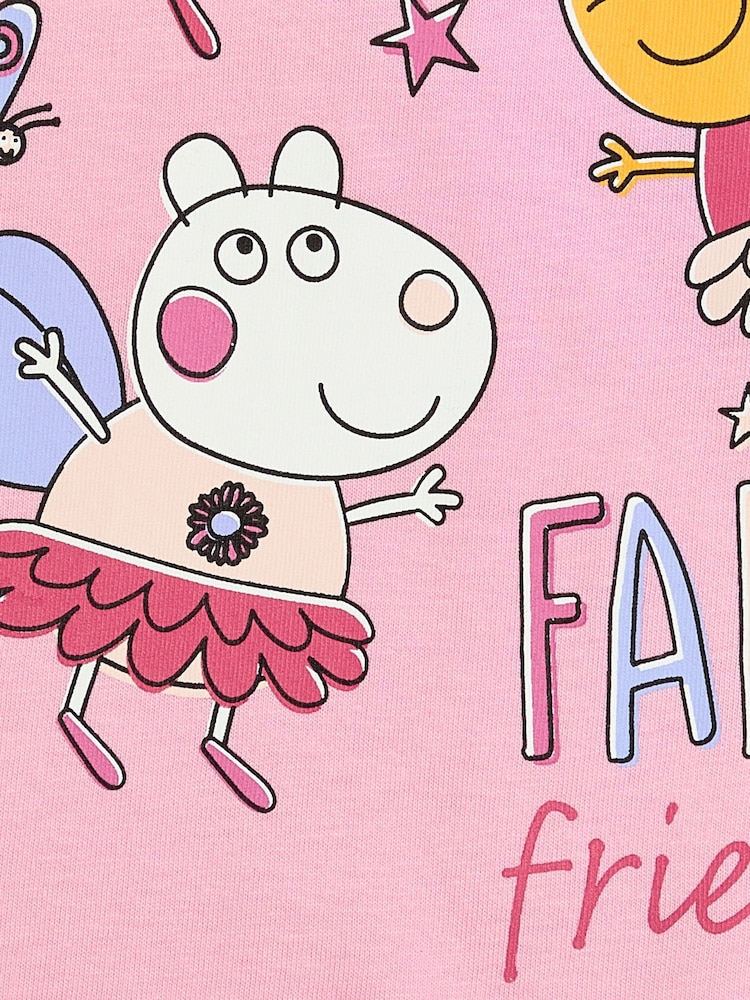 Brand Threads Pink Girls Peppa Pig 100% Cotton Top And Tutu Set - Image 6 of 6 Brand Threads Pink Girls Peppa Pig 100% Cotton Top And Tutu Set - Image 6 of 6