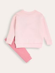 Brand Threads Pink Girls 100% Cotton Bluey Joggers Set - Image 3 of 3