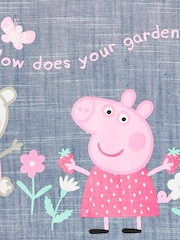 Brand Threads Pink Girls Peppa Pig Pinafore 100% Cotton Dress Set - Image 5 of 5