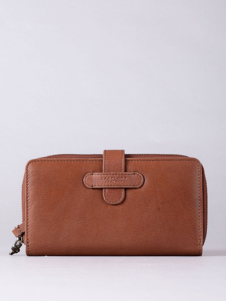 Lakeland Leather Brown Newby Tab Purse - Image 2 of 5