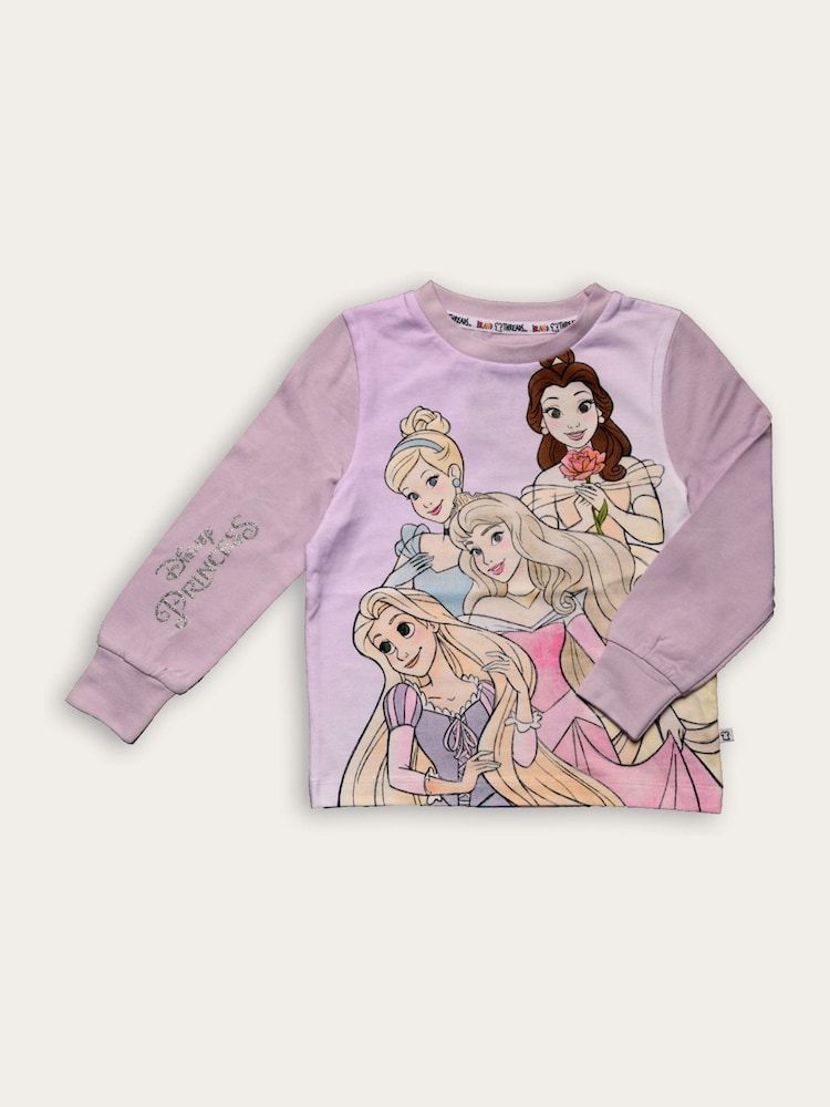 Brand Threads Purple Girls Disney Princess 100% Cotton Top And Tutu Set - Image 3 of 4