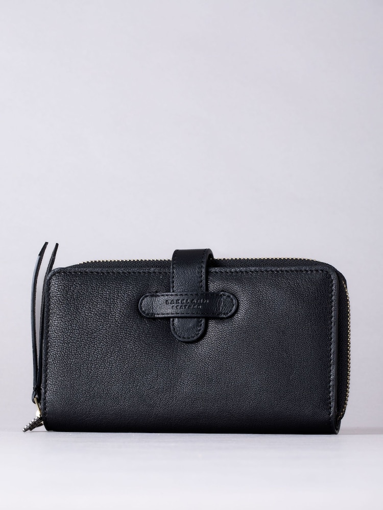 Lakeland Leather Black Newby Tab Purse - Image 1 of 4