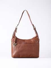 Lakeland Leather Brown Newby Hobo Shoulder Bag - Image 2 of 6