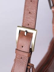 Lakeland Leather Brown Newby Hobo Shoulder Bag - Image 5 of 6
