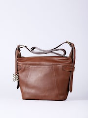Lakeland Leather Brown Newby Cross-Body Bag - Image 1 of 6