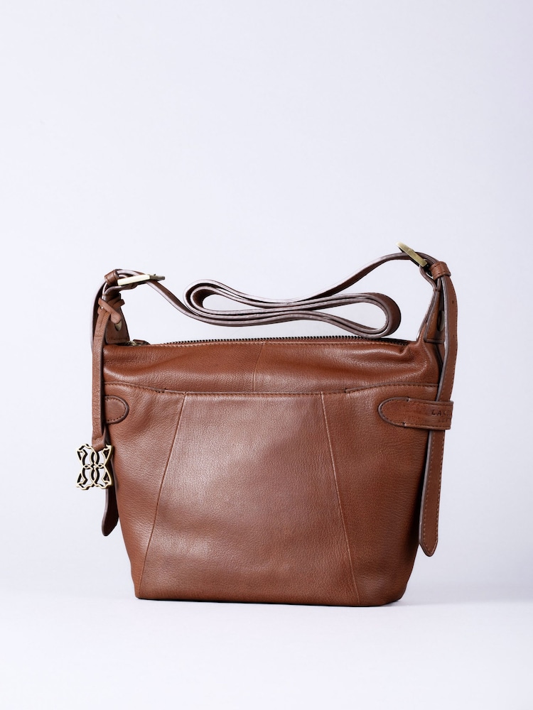 Lakeland Leather Brown Newby Cross-Body Bag - Image 1 of 6