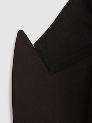 Reiss Shadow Double-Breasted Tuxedo Jacket in Wool - Image 6 of 6