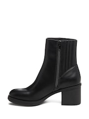 Rocket Dog Sonora PU Heeled Ankle Black Boots - Image 4 of 4