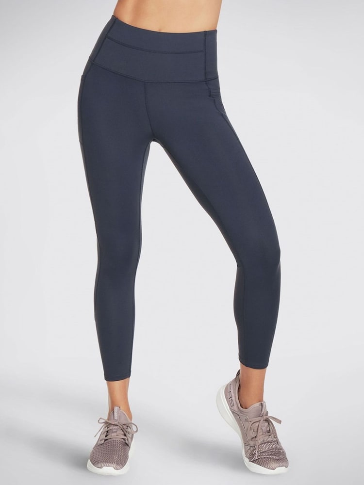 Skechers Blue GOWALK Wear High-Waisted 7/8 Leggings - Image 1 of 3