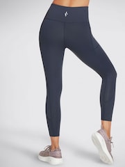 Skechers Blue GOWALK Wear High-Waisted 7/8 Leggings - Image 2 of 3