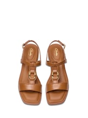 Clarks Brown Leather Ariany Sling Sandals - Image 5 of 7