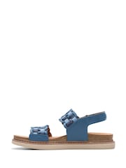 Clarks Blue Arwell Glide Sandals - Image 2 of 7