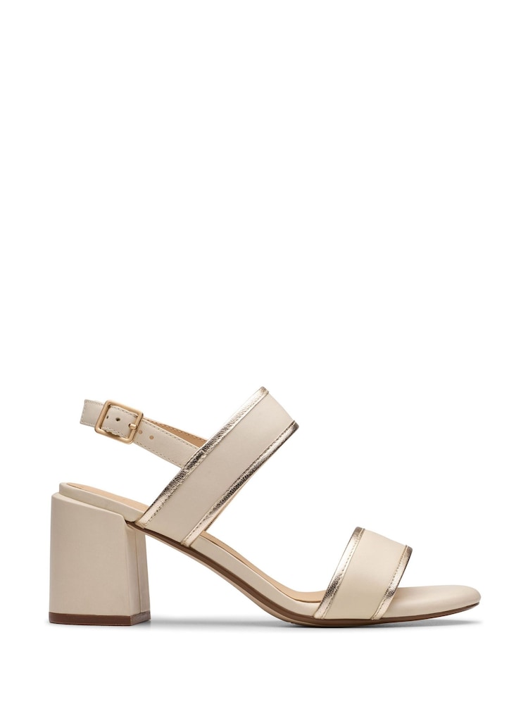 Clarks Cream Multi Ezoria Sling Sandals - Image 1 of 7 Clarks Cream Multi Ezoria Sling Sandals - Image 1 of 7