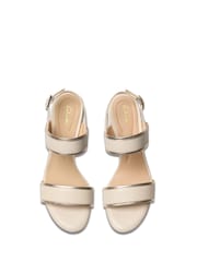 Clarks Cream Multi Ezoria Sling Sandals - Image 5 of 7