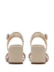 Clarks Cream Multi Ezoria Sling Sandals - Image 6 of 7