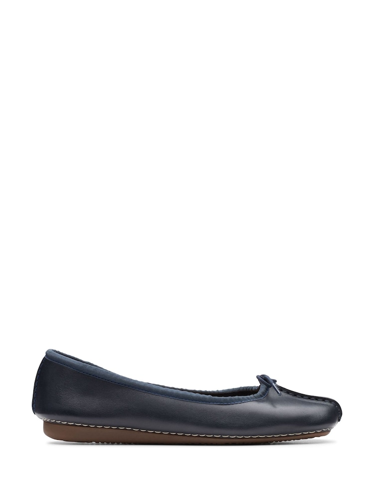 Clarks Blue Leather Freckle Ice Shoes - Image 1 of 7