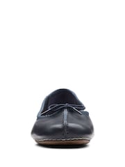 Clarks Blue Leather Freckle Ice Shoes - Image 5 of 7