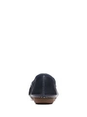 Clarks Blue Leather Freckle Ice Shoes - Image 6 of 7