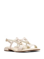 Clarks Cream Leather Ariany Sling Sandals - Image 4 of 7