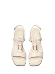 Clarks Cream Leather Ariany Sling Sandals - Image 5 of 7