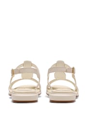 Clarks Cream Leather Ariany Sling Sandals - Image 6 of 7