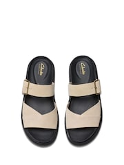 Clarks Cream Sde Aristella Mule Sandals - Image 1 of 7