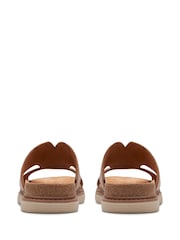 Clarks Brown Leather Arwell Walk Sandals - Image 5 of 6