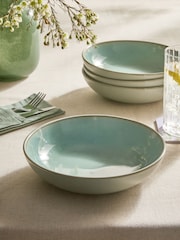 Sage Green Hampton Set of 4 Pasta Bowls - Image 2 of 4