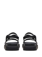 Clarks Black Leather Aristella Rose Sandals - Image 5 of 7
