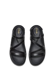 Clarks Black Leather Aristella Rose Sandals - Image 6 of 7