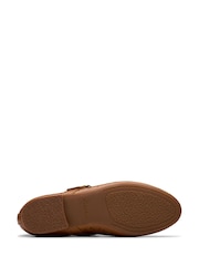 Clarks Brown Leather Fawna Jane Shoes - Image 7 of 7