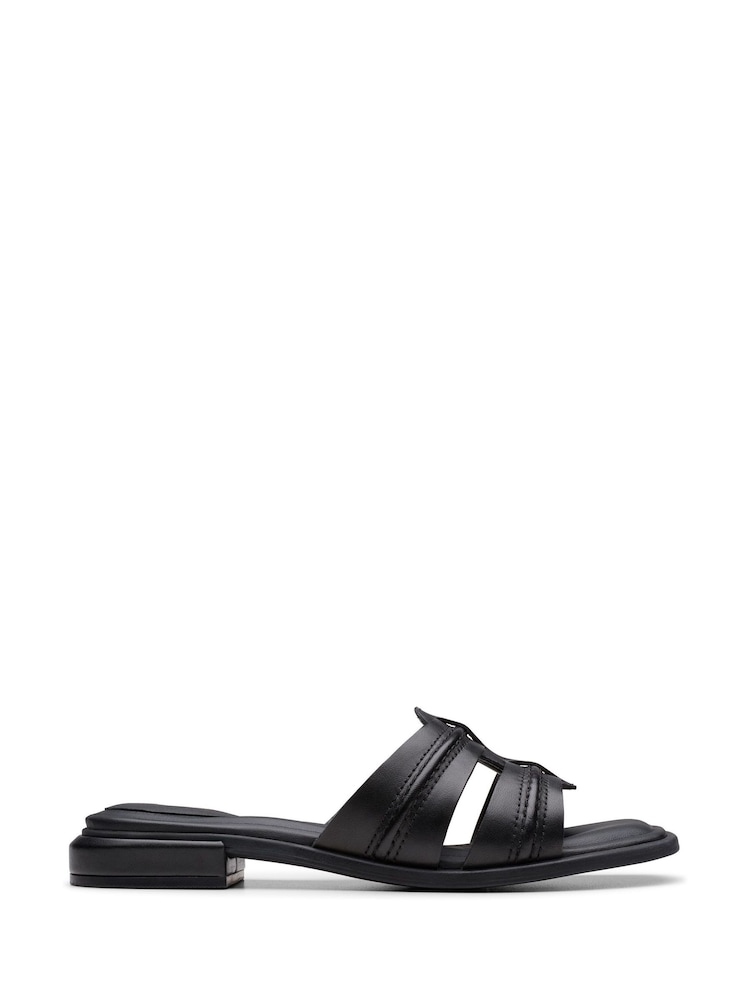 Negro - Sandalias tipo chinela de cuero Ariany de Clarks - Imagen 1 de 7 Negro - Sandalias tipo chinela de cuero Ariany de Clarks - Imagen 1 de 7