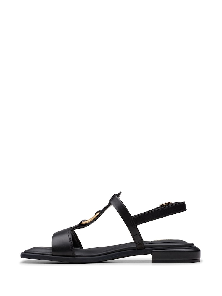 Clarks Black Leather Ariany Sling Sandals - Image 2 of 7