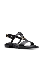 Clarks Black Leather Ariany Sling Sandals - Image 3 of 7