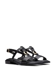 Clarks Black Leather Ariany Sling Sandals - Image 4 of 7