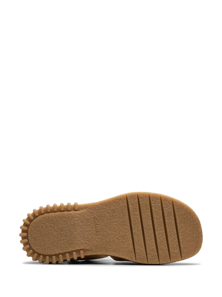 Clarks Ecru Suede Evamar Wish Sandals - Bild 7 von 7