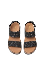 Clarks Black Arwell Glide Sandals - Image 5 of 7