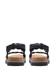 Clarks Black Arwell Glide Sandals - Image 6 of 7