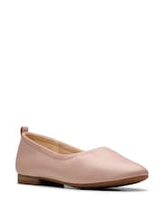Clarks Pink Standard Fit (D) Leather Fawna Soft Shoes - Image 2 of 6