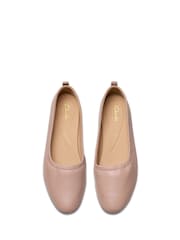 Clarks Pink Standard Fit (D) Leather Fawna Soft Shoes - Image 6 of 6