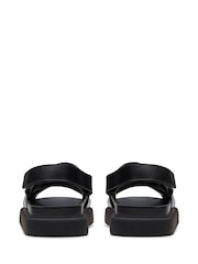 Clarks Black Leather Aristella Sun Sandals - Image 6 of 7
