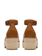 Clarks Brown Leather Coledale Sun Sandals - Image 5 of 7