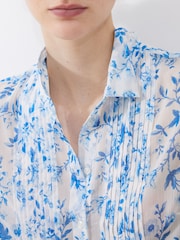 French Connection White Crinkle Catrina Hallie Top - Image 3 of 4