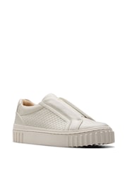 Off White - Zapatos de cuero Mayhill Bay de Clarks - Imagen 1 de 7