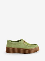 Зеленый - Clarks туфли из нубука с пчелами Torhill - Изображение 1 из 8