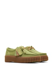 Зеленый - Clarks туфли из нубука с пчелами Torhill - Изображение 3 из 8
