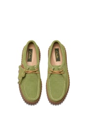 Зеленый - Clarks туфли из нубука с пчелами Torhill - Изображение 5 из 8